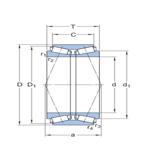 双列圆锥滚子轴承图纸
